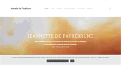 Desktop Screenshot of payrebrune-art.de